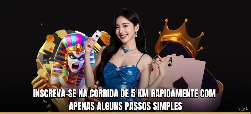 Imagem promocional do cassino online da 9ggt mostrando jogos ao vivo